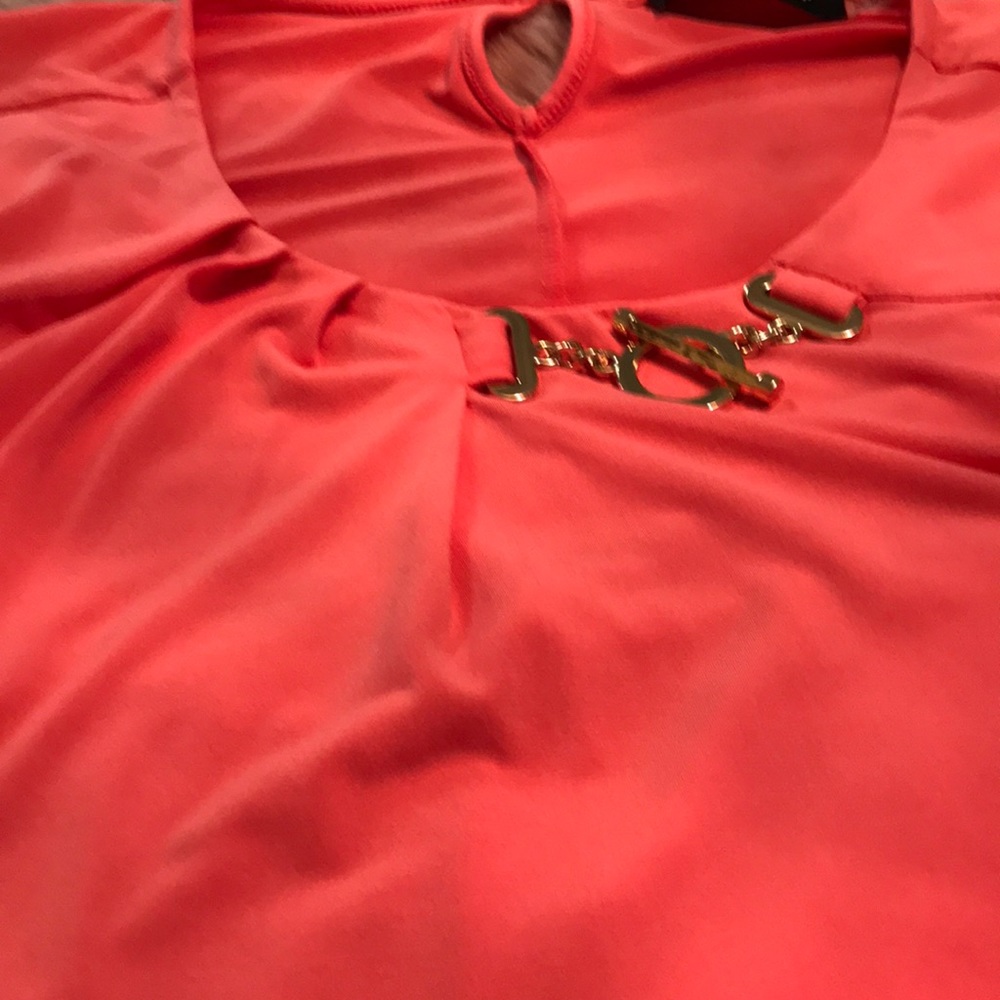 Coral color top
